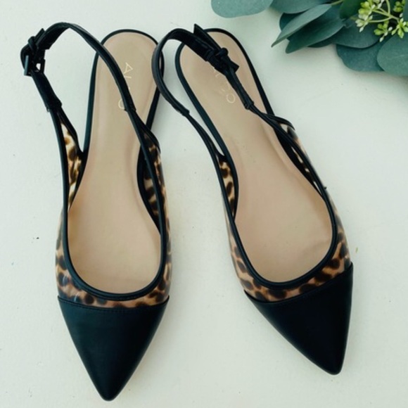 ALDO Animal Print Karowara Slingback - Picture 2 of 7